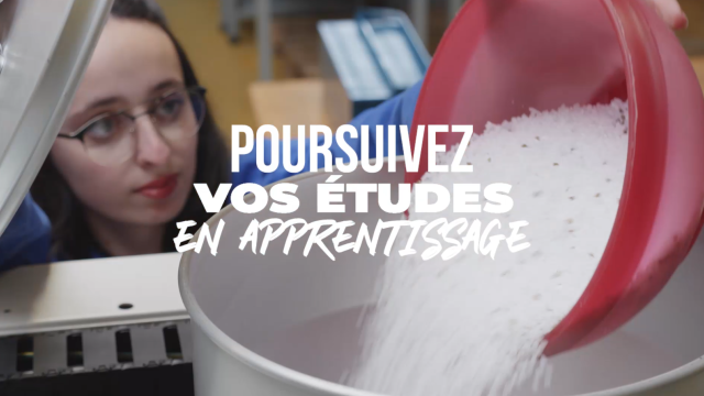 Poursuivez vos études en apprentissage