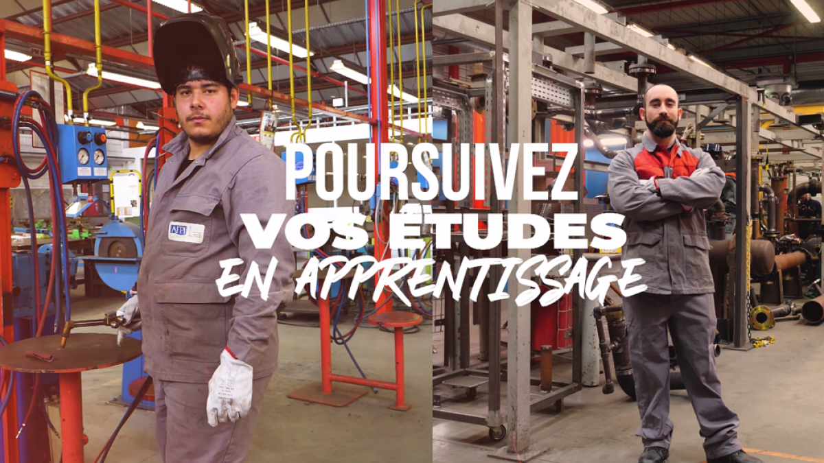 Poursuivez vos études en apprentissage 