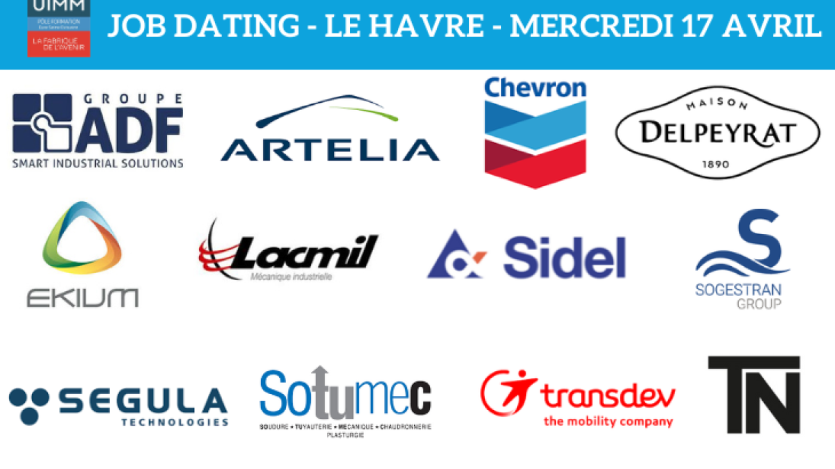 JOB Dating - LE HAVRE - Mercredi 17 avril